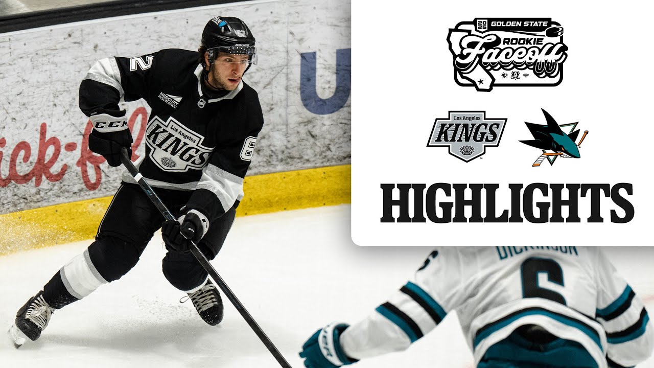 HIGHLIGHTS: LA Kings vs San Jose Sharks | Golden State Rookie Faceoff