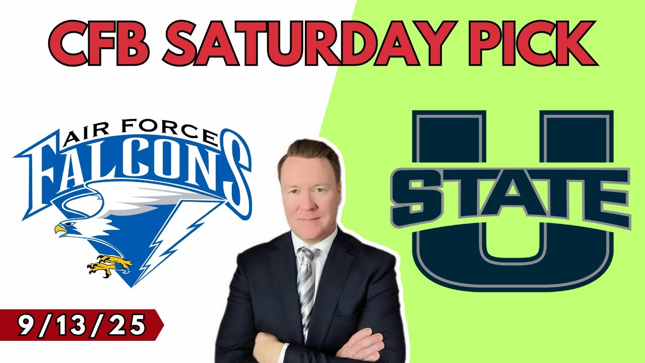 Air Force vs Utah State - College Football Pick l Saturday 9/13/25 l Vernon’s Best CFB Bets & Picks