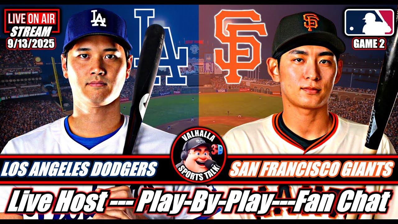 Los Angeles Dodgers vs San Francisco Giants ⚾ MLB Baseball 🟢 MLB Play By Play LIVE STREAM in 3D.