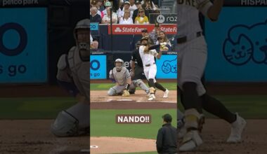 No doubt Nando 💪 #MLB #Padres #SanDiego #Homerun