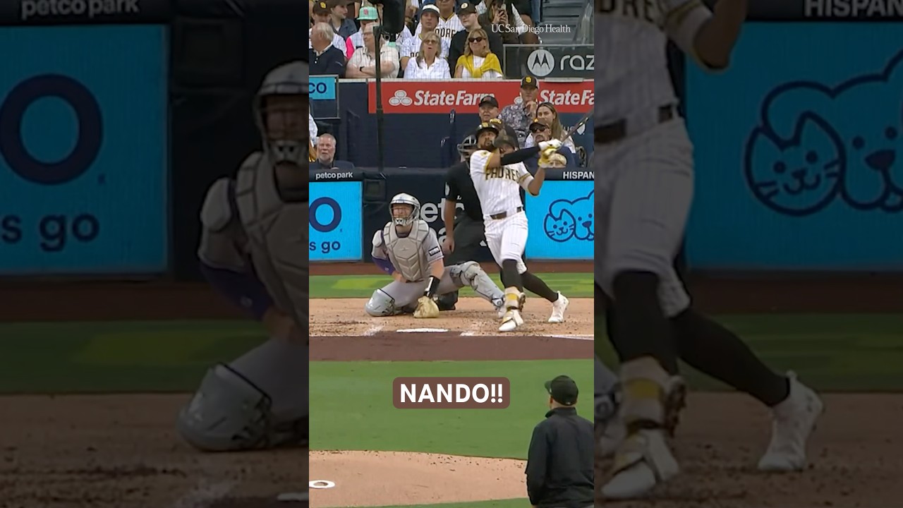 No doubt Nando 💪 #MLB #Padres #SanDiego #Homerun