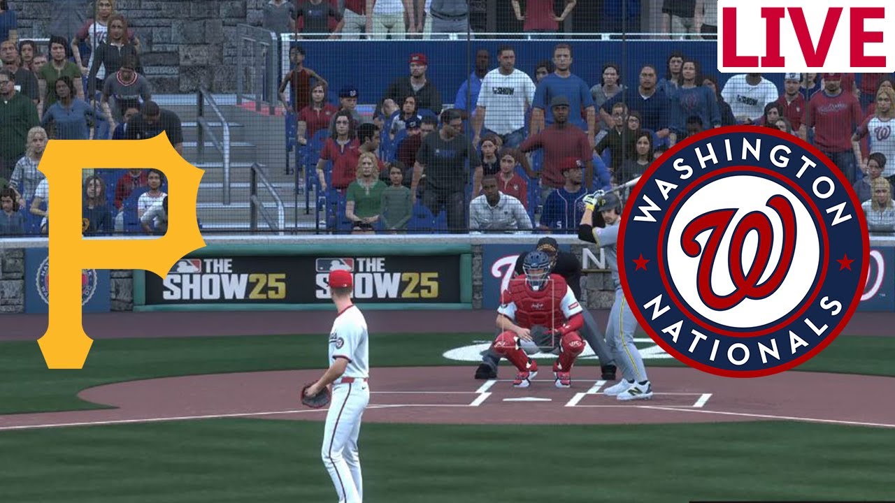 🔴LIVE 🔴 Pittsburgh Pirates VS Washington Nationals /September 12/MLB THE SHOW 25