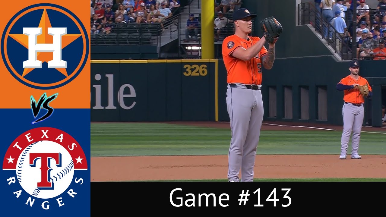 Astros VS Rangers Condensed Game 9/6/25