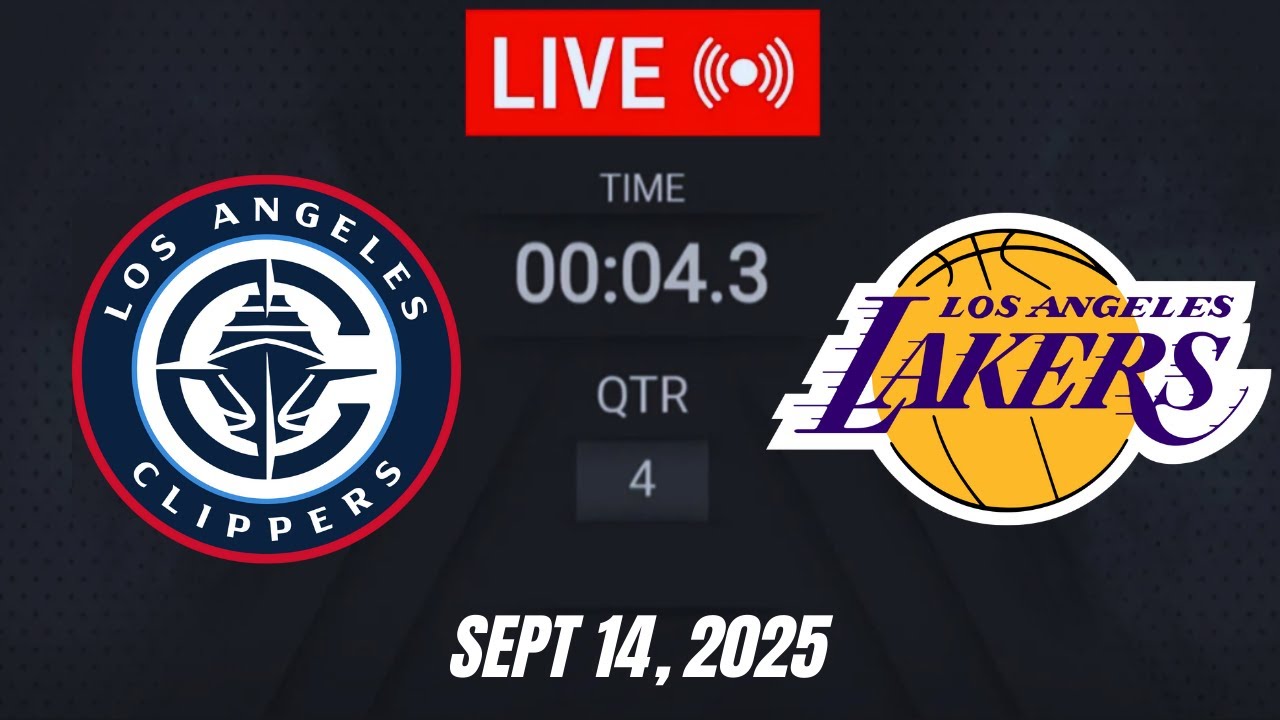 NBA LIVE! LAKERS VS CLIPPERS | FULL GAMEPLAY | NBA PRE SEASON 2025 | SEPTEMBER 14, 2025 | 2K26