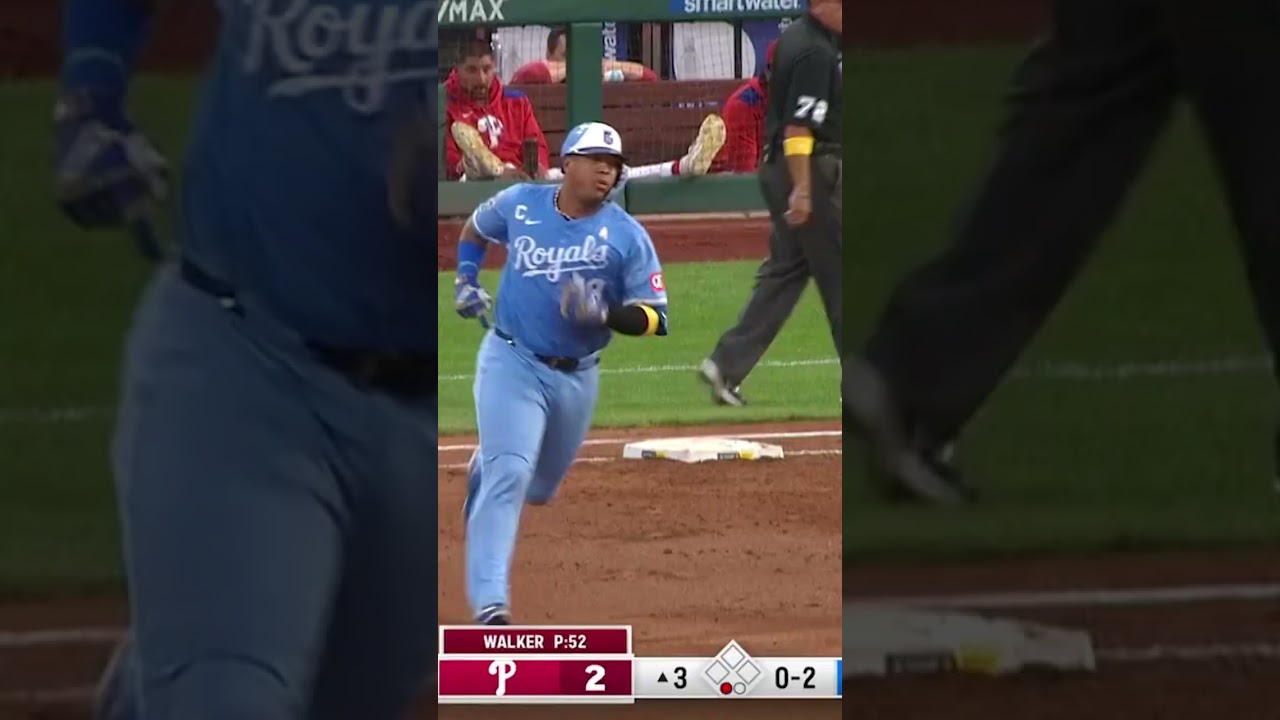 Salvador Perez Hits Two Milestones On One Swing #royals #homerun #baseballhighlights #mlb