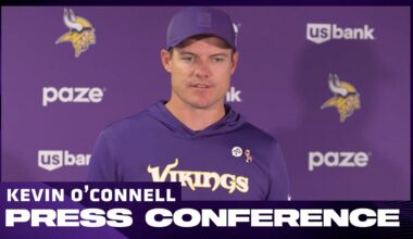 Kevin O'Connell Breaks Down Vikings Win Over Bears & J.J. McCarthy's NFL Regular Season Debut