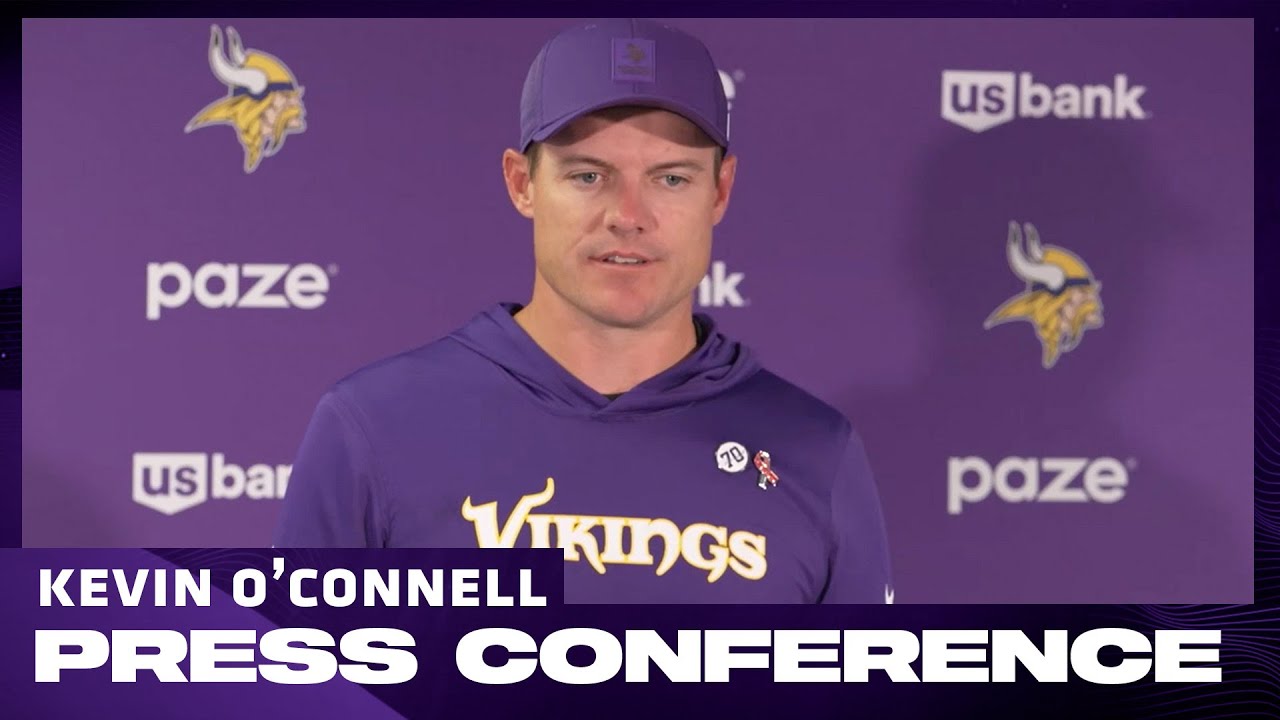 Kevin O'Connell Breaks Down Vikings Win Over Bears & J.J. McCarthy's NFL Regular Season Debut