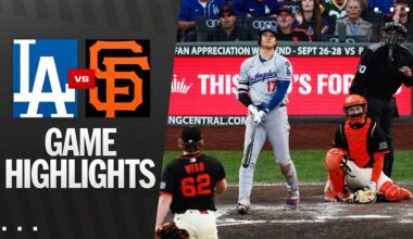 Dodgers vs. Giants Game Highlights (9/13/25) | MLB Highlights