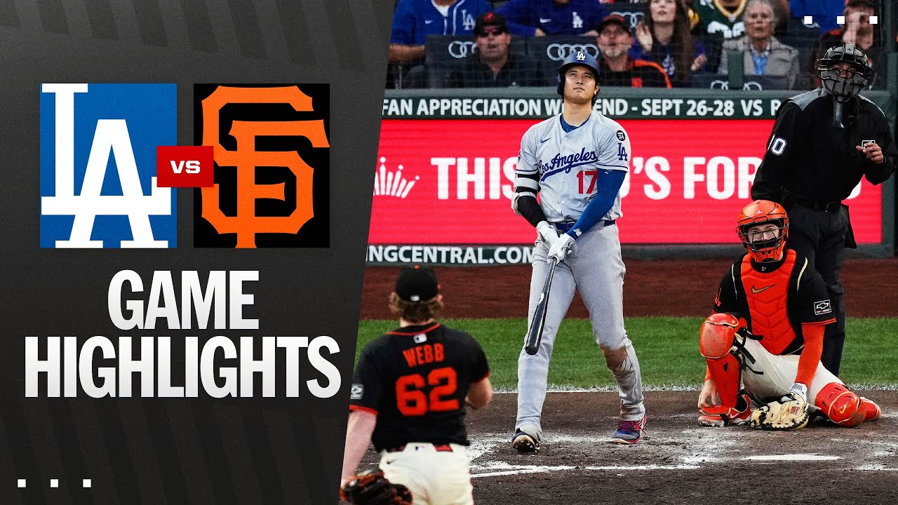 Dodgers vs. Giants Game Highlights (9/13/25) | MLB Highlights