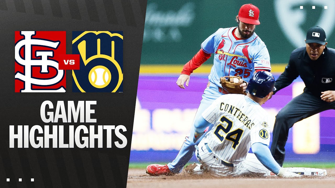 Cardinals vs. Brewers Game Highlights (9/13/25) | MLB Highlights
