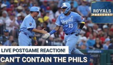 Royals POSTCAST: Royals LOSE, 8-6 | Kansas City FAILS To Keep Up With Phillies, Now Sit Under .500