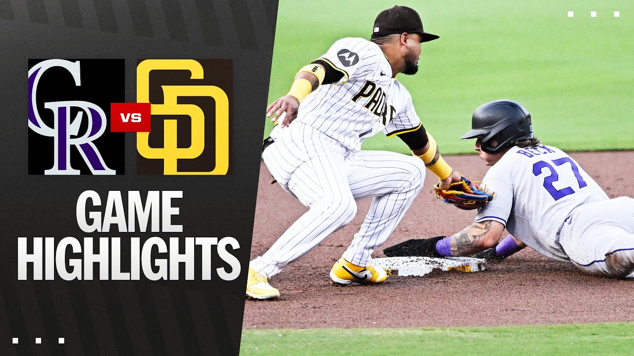 Rockies vs. Padres Game Highlights (9/13/25) | MLB Highlights