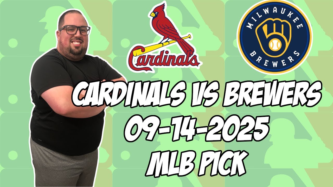 St. Louis Cardinals vs Milwaukee Brewers 9/14/25 MLB Pick & Prediction | MLB Betting Tips