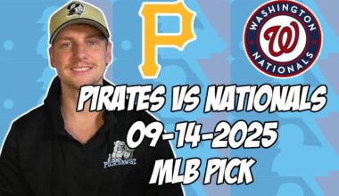 Pittsburgh Pirates vs Washington Nationals 9/14/25 MLB Pick & Prediction | MLB Betting Tips