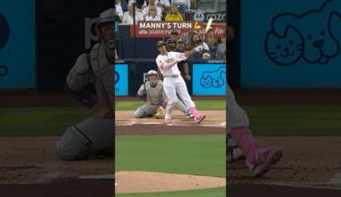Man, oh Manny 😮‍💨 #MLB #Padres #SanDiego #Homerun