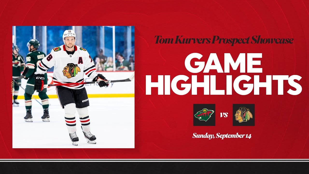 Blackhawks vs. Wild - Prospect Showcase Highlights | Chicago Blackhawks