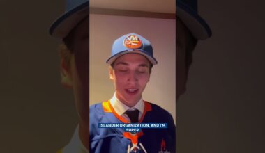New York Islanders Pick Victor Eklund Sends Selfie Video to Isles Nation!