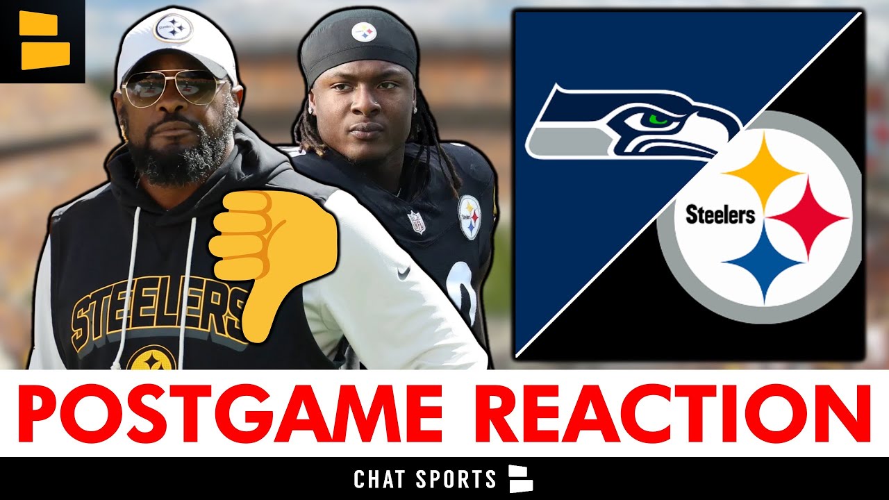 Steelers News: INSTANT REACTION After 31-17 LOSS vs. The Seahawks | Dumb Mistakes Ruin Home Opener