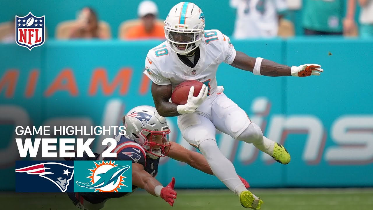 New England Patriots vs Miami Dolphins Game Highlights | 2025 NFL Season Week 2