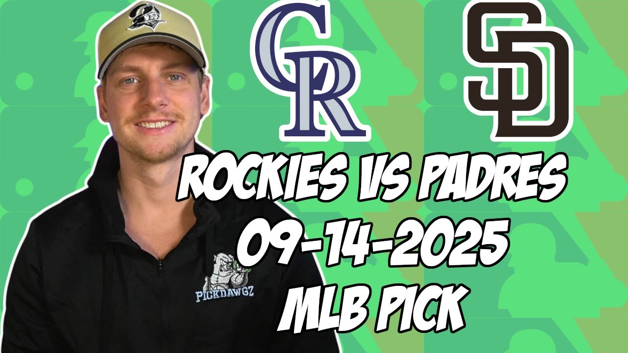 Colorado Rockies vs San Diego Padres 9/14/25 MLB Pick & Prediction | MLB Betting Tips