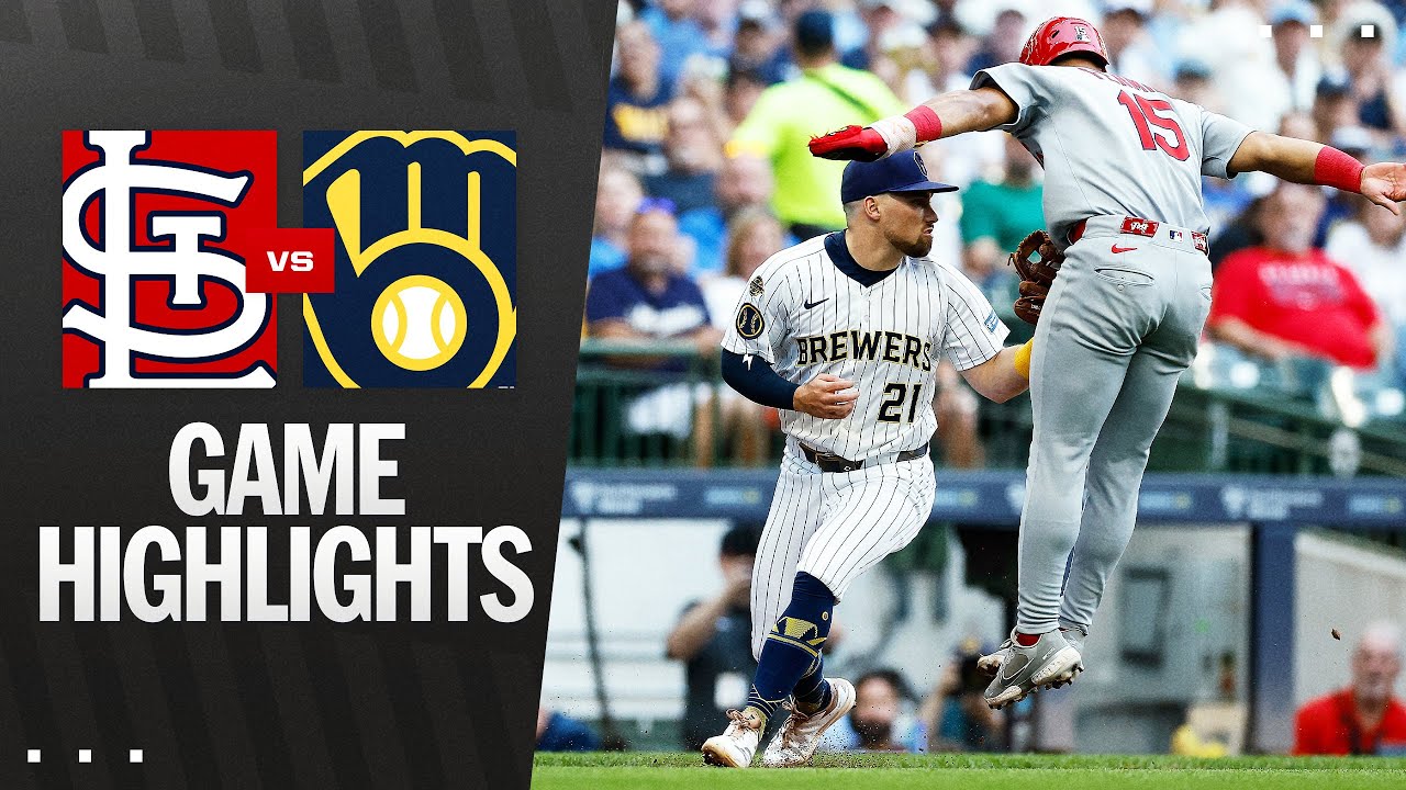 Cardinals vs. Brewers Game Highlights (9/14/25) | MLB Highlights