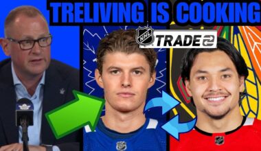 Brad Treliving Discussing TRADE with Chicago Blackhawks Involves Nick Robertson? Leafs Trade Rumours