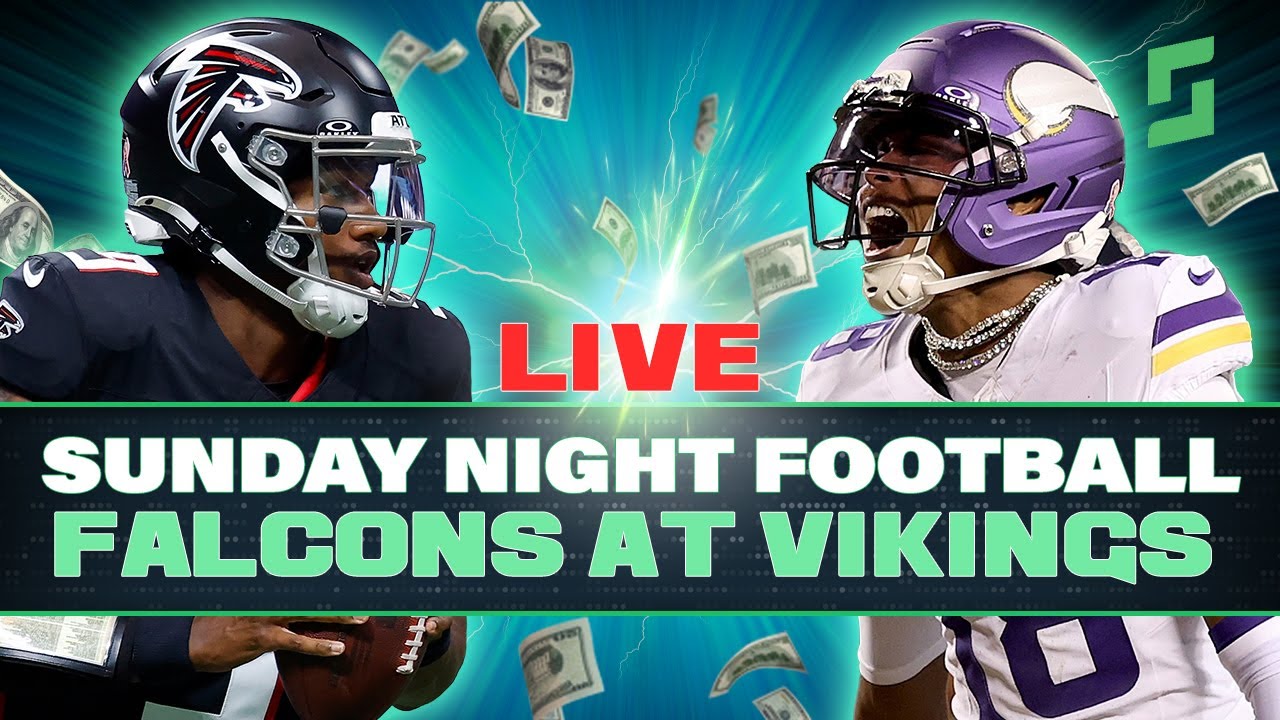 Falcons vs Vikings LIVE STREAM: Sunday Night Football Bets, Props & Parlays | The Underachievers