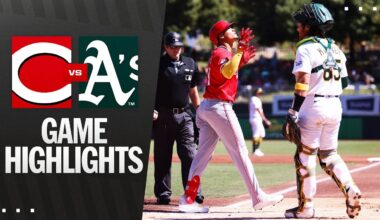 Reds vs. Athletics Game Highlights (9/14/25) | MLB Highlights