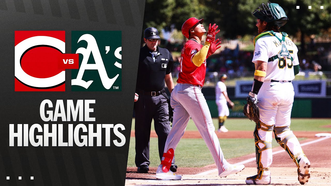 Reds vs. Athletics Game Highlights (9/14/25) | MLB Highlights