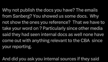Mark Cuban to Pablo Torre: “Would you publish a smoking gun right now if you had one? Why not publish the docs you have? … If the ballmer 50/12 was directed to KL, as your sources said, why was he only paid 3.5m and then not paid again till after the next raise in Dec 22 ? And never got his last 7.”