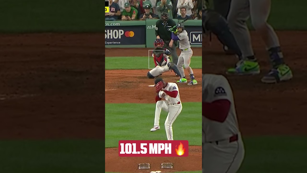 Aroldis Chapman hurls HEAT!!!!