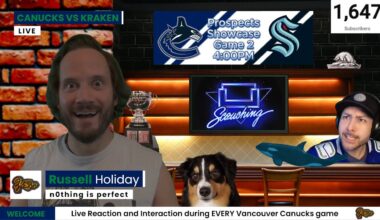 Prospects Showcase Game 2 | Canucks vs Kraken | Live Reaction and Interaction