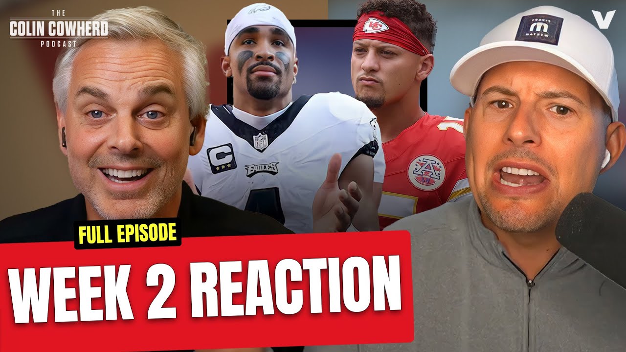 Reaction to Eagles-Chiefs, Bears-Lions, Giants-Cowboys, Seahawks-Steelers, 49ers | Colin Cowherd NFL
