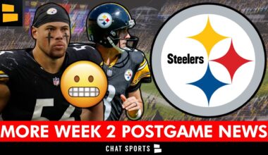 MORE Steelers News After PIT’s Week 2 Loss To Seattle: Alex Highsmith Injury News + 4 BIG Concerns