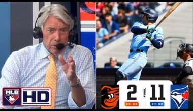MLB Network | Buck Martinez BREAKDOWN AL-leading Blue Jays beat Orioles 11-2 to complete sweep