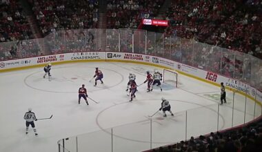 Danny Zhilkin of Winnipeg Jets scores vs. Montreal Canadiens in 2025 Prospect Showdown 9/13/25