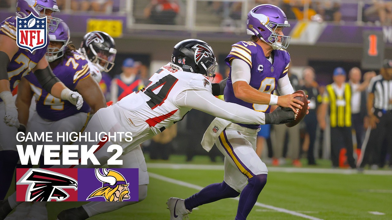 Atlanta Falcons vs Minnesota Vikings Game Highlights | 2025 NFL Season Week 2