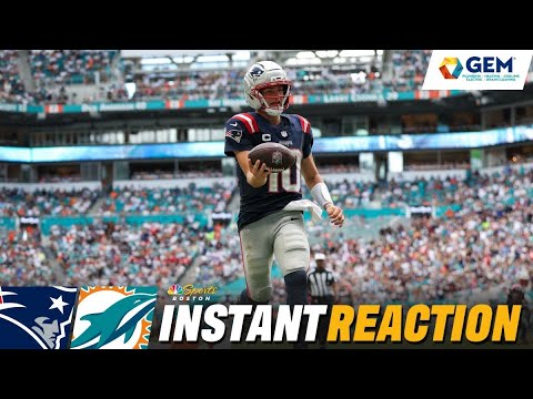 INSTANT REACTION: Drake Maye shows poise in Patriots' resilient win over Dolphins