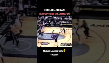 Michael Jordan Clutch Time vs Phoenix Suns '02 #shorts