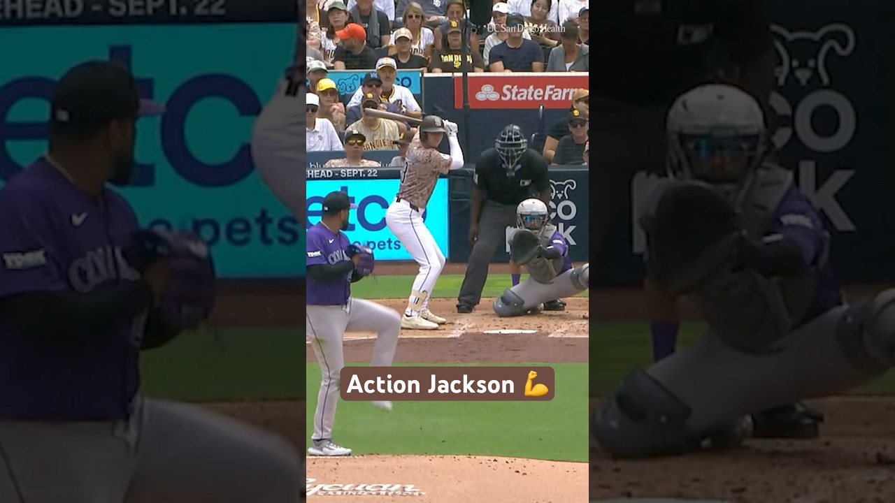 Good things come in 3s 😌 #mlb #sandiegopadres #sports #baseball #highlights #homerun