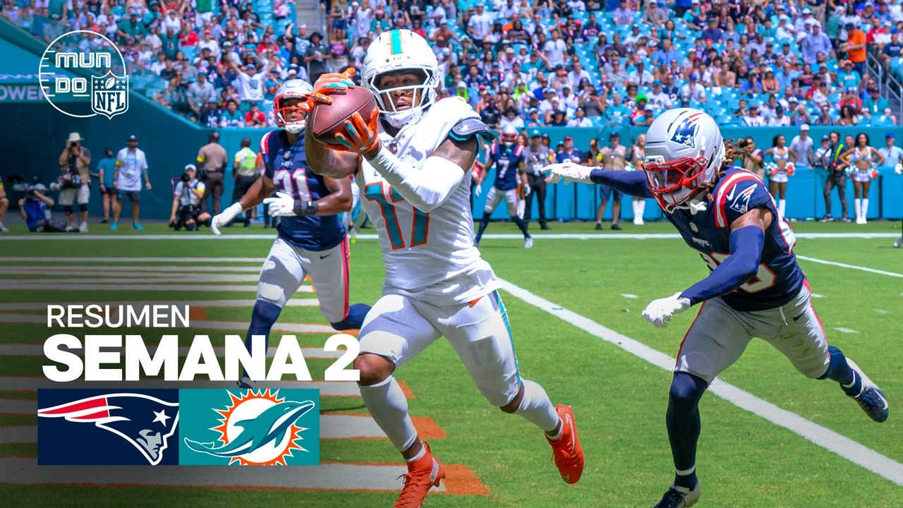 New England Patriots vs. Miami Dolphins | Resumen NFL en español - Semana 2 | NFL Highlights 2025