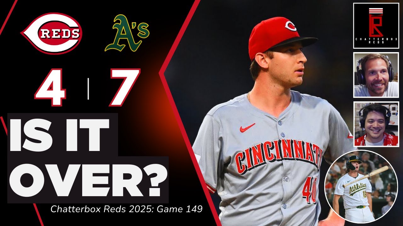 Cincinnati Reds get SWEPT by Athletics & Fall 2.5 GB in the MLB Wild Card Playoff Push | Highlights