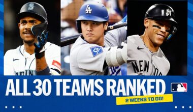 ALL 30 TEAMS RANKED 2 weeks away from the Postseason! (Dodgers, surging Mariners, Mets 👀 and MORE!)
