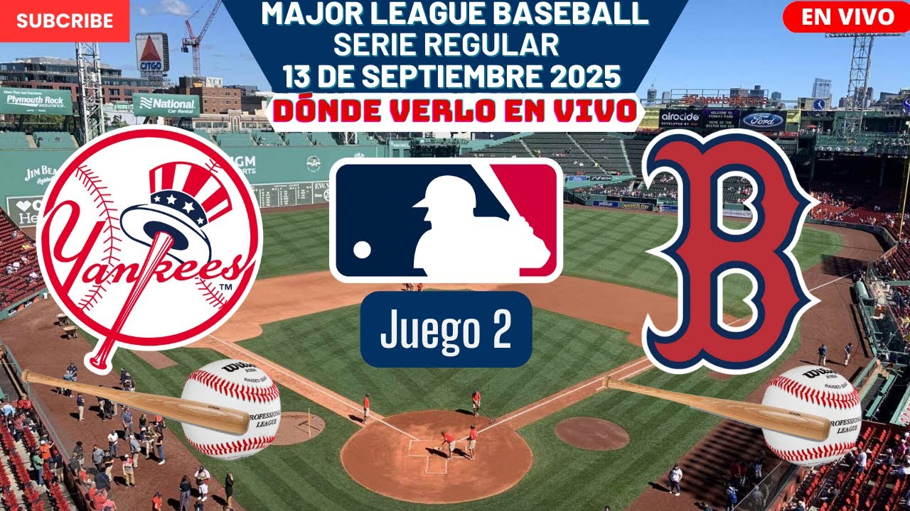 ⚾️New York Yankees vs Boston Red Sox⚾️Dónde Ver El Partido EN VIVO|Juego 2 MLB 2025