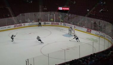 Fabian Wagner of Winnipeg Jets scores in OT to win game vs. Ottawa Senators in Prospect Showdown