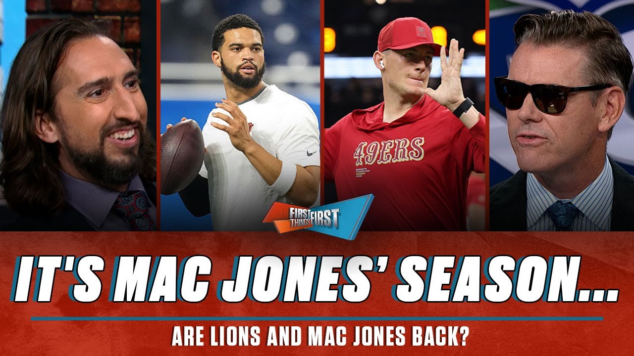 Lions get their "swagger" back, Mac Jones, Steelers L "good for them?" | FIRST THINGS FIRST