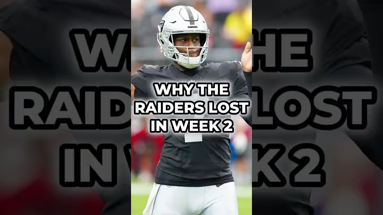 Why The Raiders Lost 20-9 To The Chargers On Monday Night Football #nfl #shorts #raiders