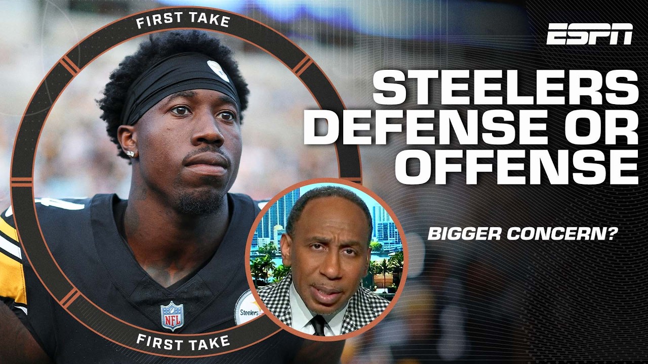 Stephen A. is very concerned about the Steelers' defense 👀 ‘They are already depleted!’ | First Take