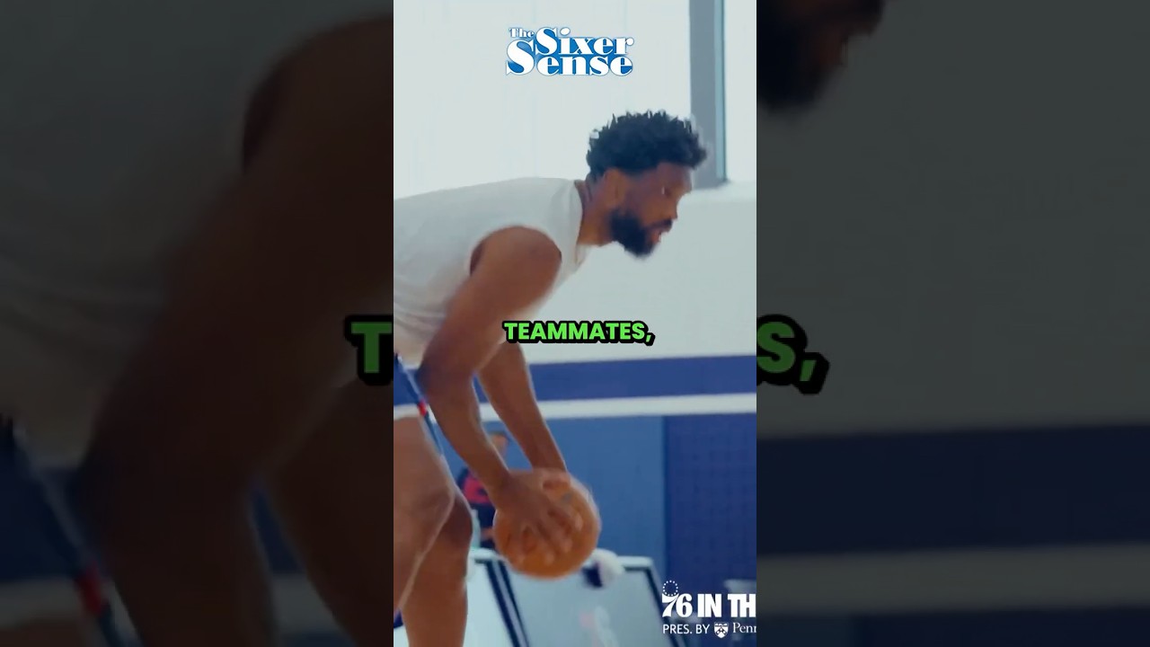 💥 We have a Joel Embiid sighting... #nba #sixers