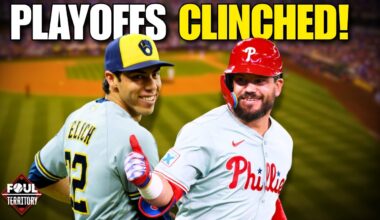 Milwaukee Brewers & Philadelphia Phillies Clinch Playoff Spots | #1 Seed Up For Grabs